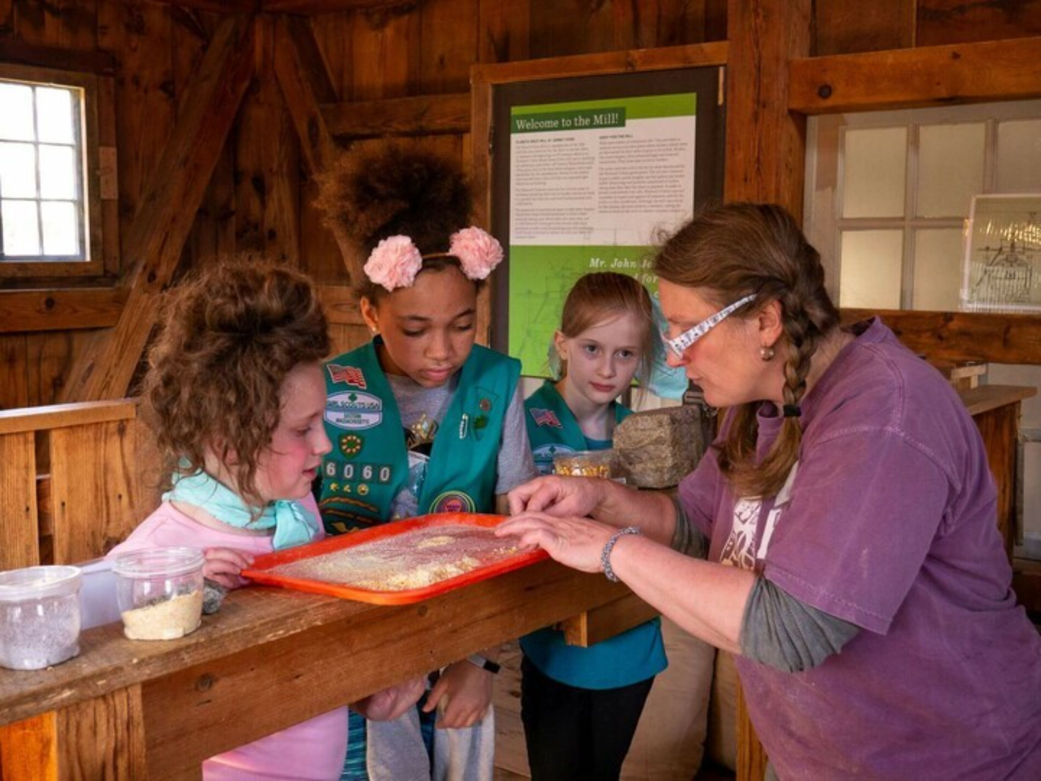 Girl Scouts Plimoth Grist Mill R